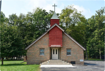 A photo of the church-turned-Sunday school.